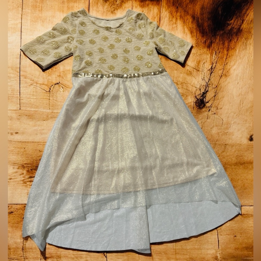 Wonder Nation Gold Dress Girls Size 14-16 Plus